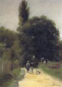Pierre Renoir Landscape with Two Figures painting